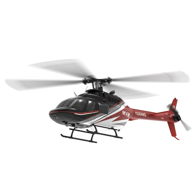 Yuxiang F08 1/27 2.4GHz bezszczotkowy silnik RTF RC Bell 206 6CH symulacja helikoptera zdalnie sterowany helikopter dorosły chłopiec zabawka