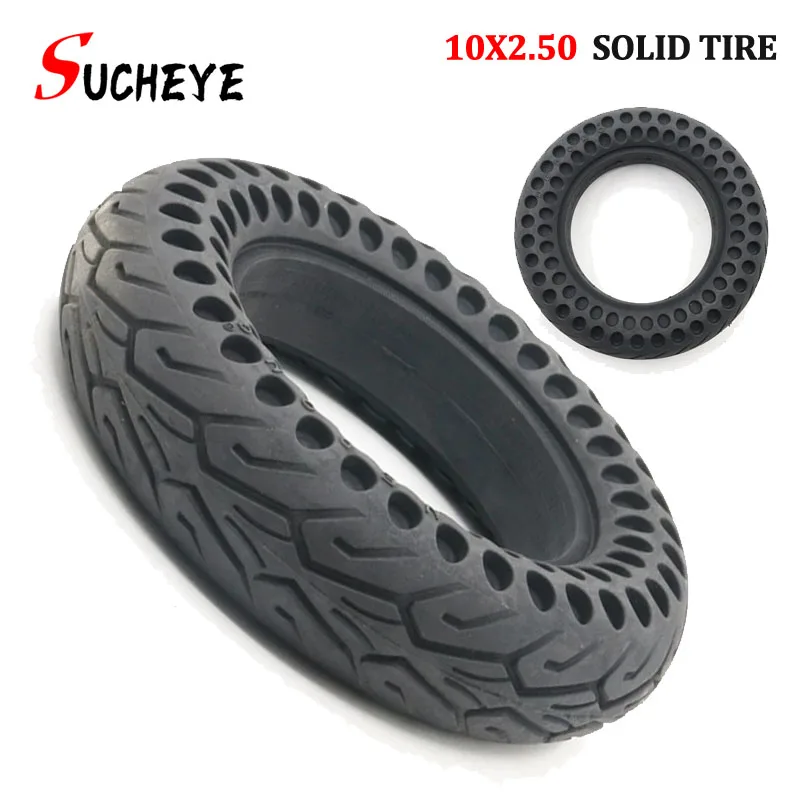 10 Inch Electric Skateboard Tire Solid Tyre 10x2.5 for  scooter Skate Board 10x2.25 10x2.50 Non-inflatable