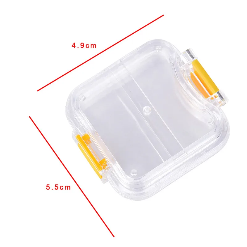 1pc Membrane plastic denture tooth box transparent tooth box plastic denture box