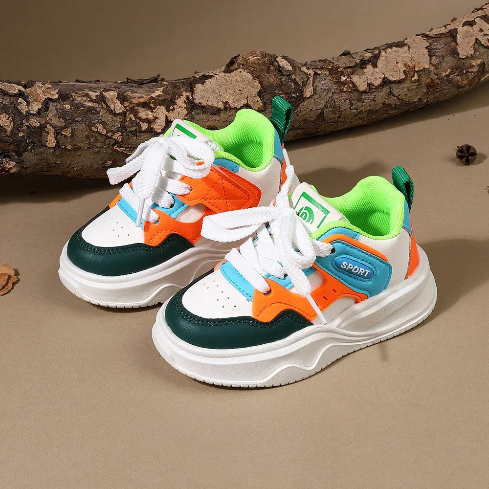 

Children Shoes 2025 New Spring Toddler Kids Sport Shoes Soft Sole Breathable Outdoor Tennis Fashion Boys Sneakers