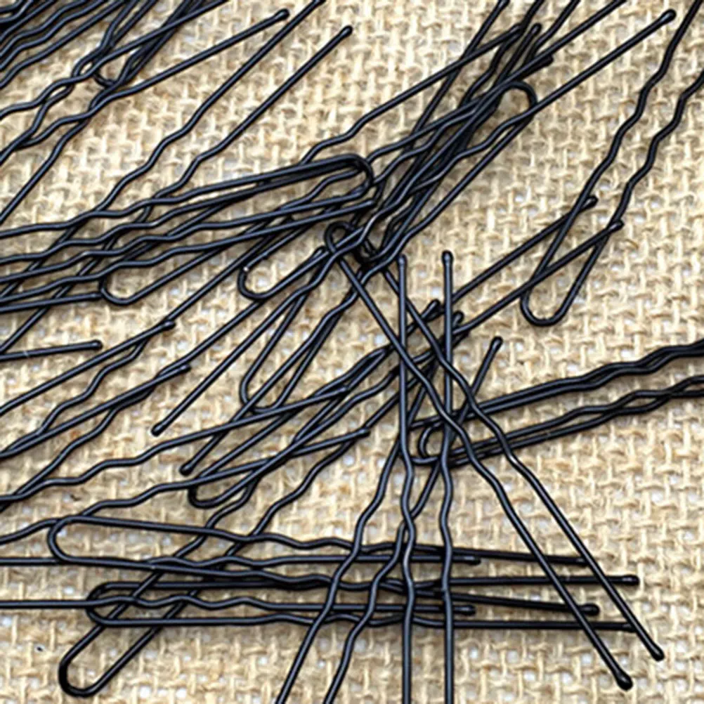 

35Pcs U Shaped Hair Pins Black Stainless Steel Bobby Pins for Buns Updo Hairstyles Daily Party Work Styling Pin