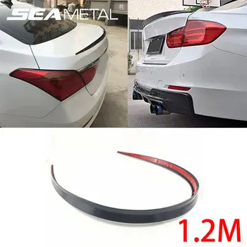 SEAMETAL Auto ABS Univerzální 1,2 m Černý spoiler Flexibilní měkký Zadní střešní spoiler Kufru Zadní křídlo Ozdobná tyč Autopříslušenství 10 nejlepší prodej Spoiler pro Toyota Carina - №1