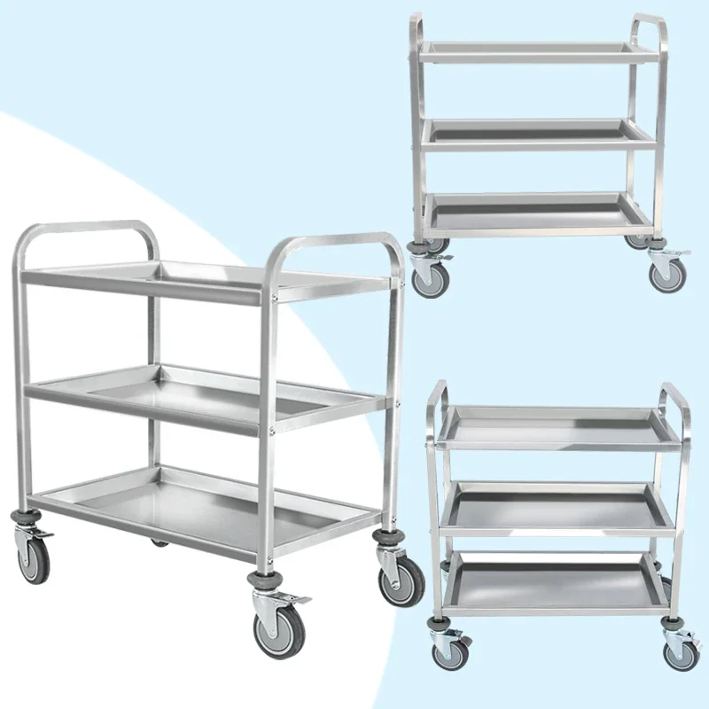 Commercial  hospital medical  trolley cart  Medical Instrument Trolley Assemble The Surgical Hand Trucks