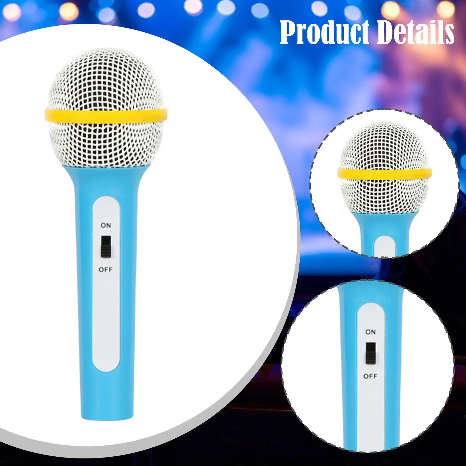 لعبة ميكروفون مزيفة هدايا محاكاة نموذج عرض النشاط تسجيل للموسيقى