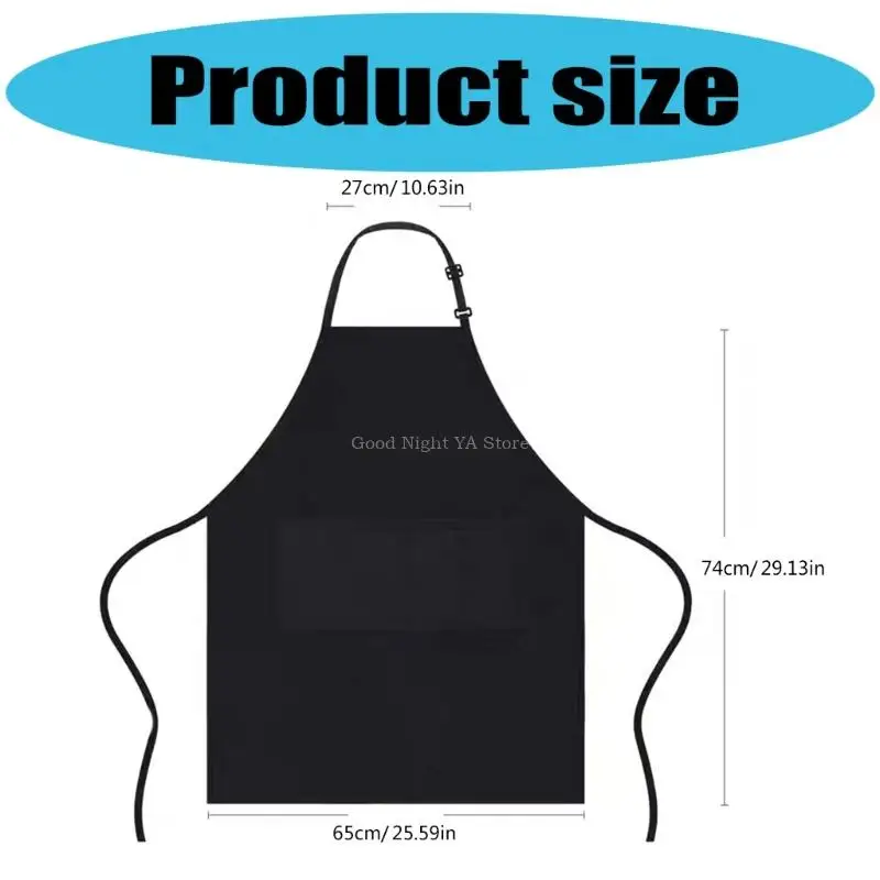  Unisex His Hers Kitchen Apron Polyester Adjustable Ties MR Mrs Design Wear