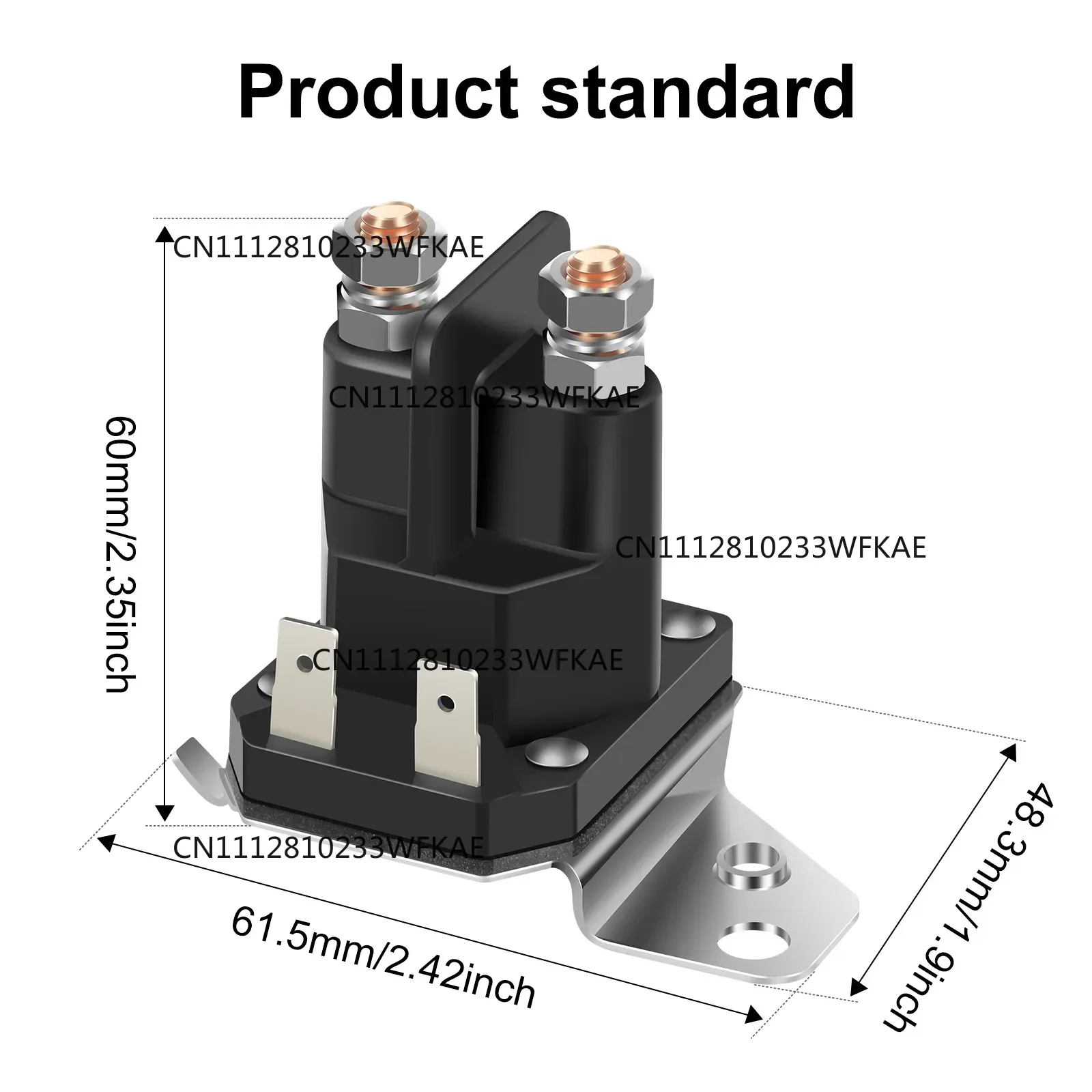 Starter Solenoid Relay Copper 12V 100A For Cub Cadet MTD Troy Bilt Lawn Mower Tractor 725-06153A Quick Start Easy Installation