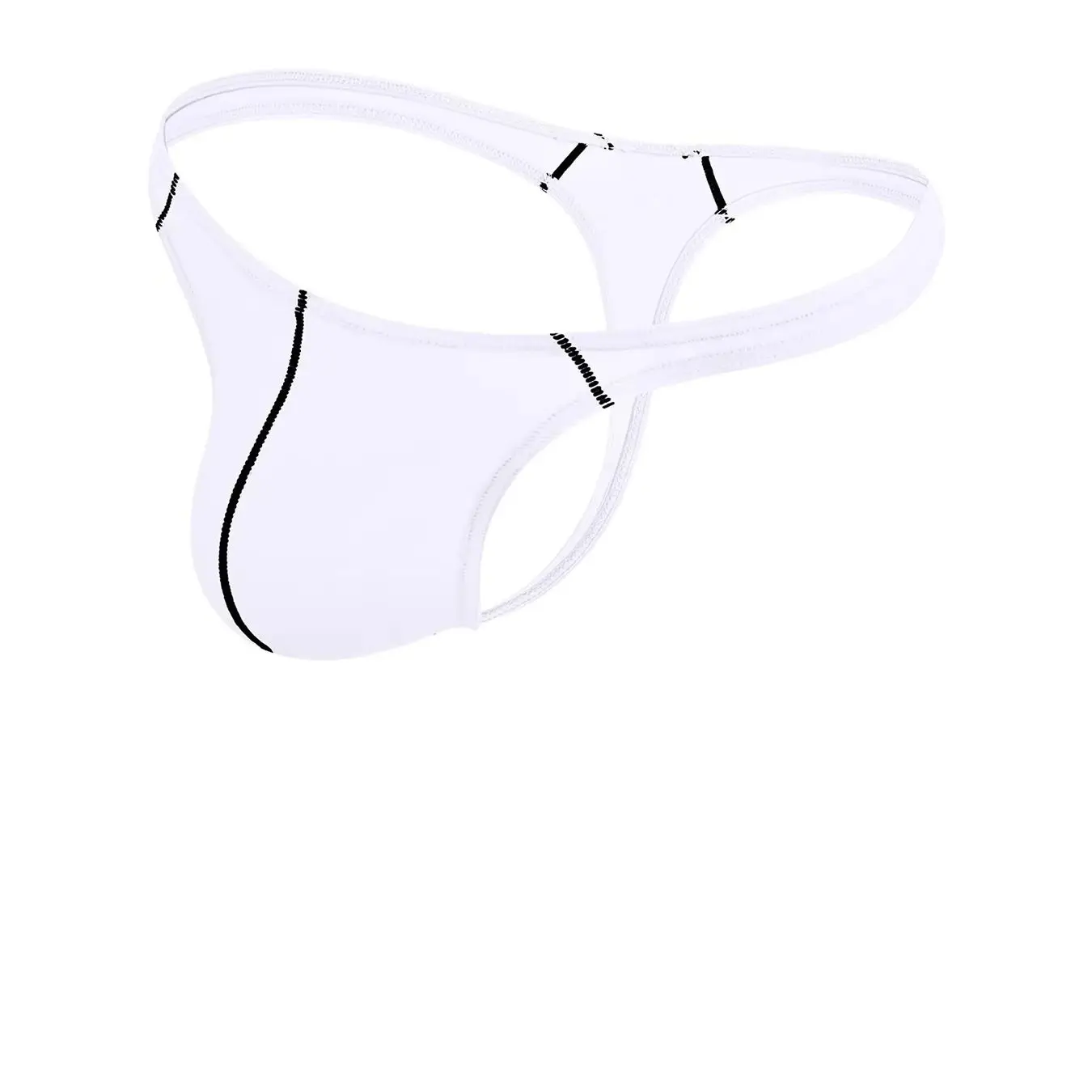 Solid Color Men's Thong Elastic Seamless Bikini Underwear Sexy Gay Male Jockstrap T-pants Breathable Homme Underpants Cueca