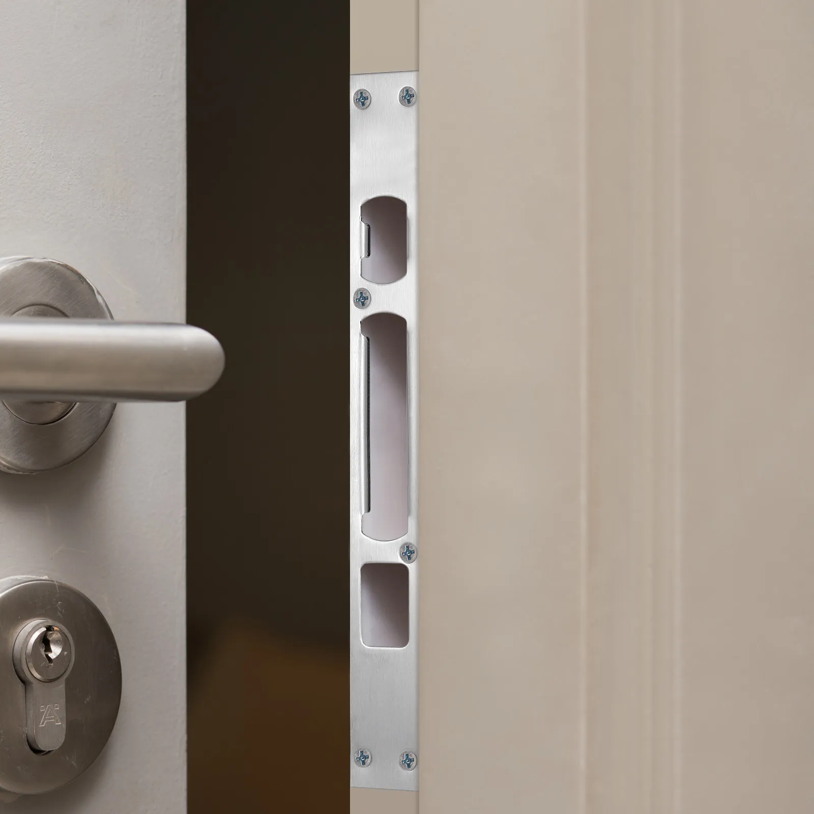 2Pcs Door Strike Plate Stainle - Door Reinforcer Kit incelemesi ve fiyatı