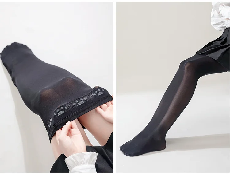 50-100 kg 70 cm Damen Silikon-Kniestrümpfe, extra lang, Übergröße, für breite Waden, schlankmachendes Design, grenzüberschreitende Lieferung – Detail 5