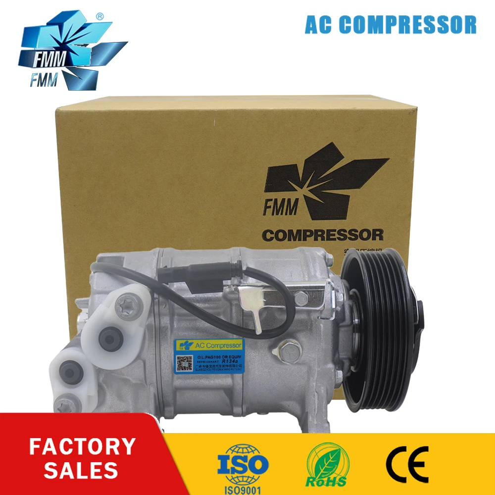 

Компрессор кондиционера FMM 12V 6PK для BMW F45 X1 F48, номер детали 9362491 64529362491, новый, высокое качество