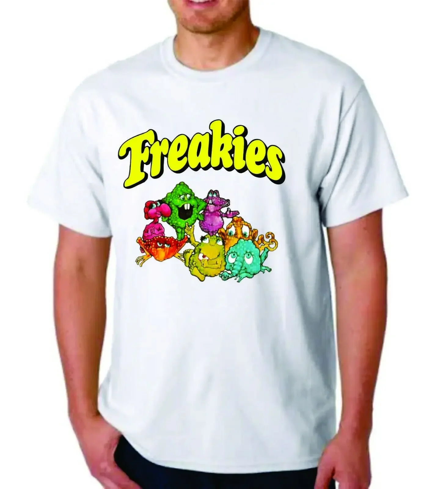 Cartoon Cereal T Shirt Monster Frankenberry Ralston Quisp Cap'n crunch