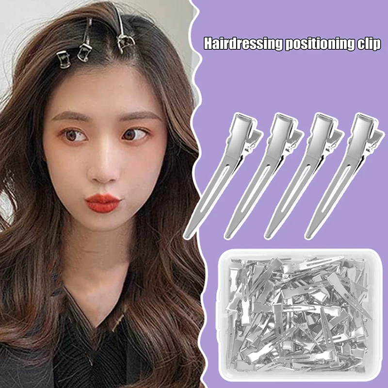 

50Pcs Edge Clip Hairpin Hair Roots Positioning Clip Accessories Duck Beak Clip Hairpin Hair Styling Tools Hairdressing Tools