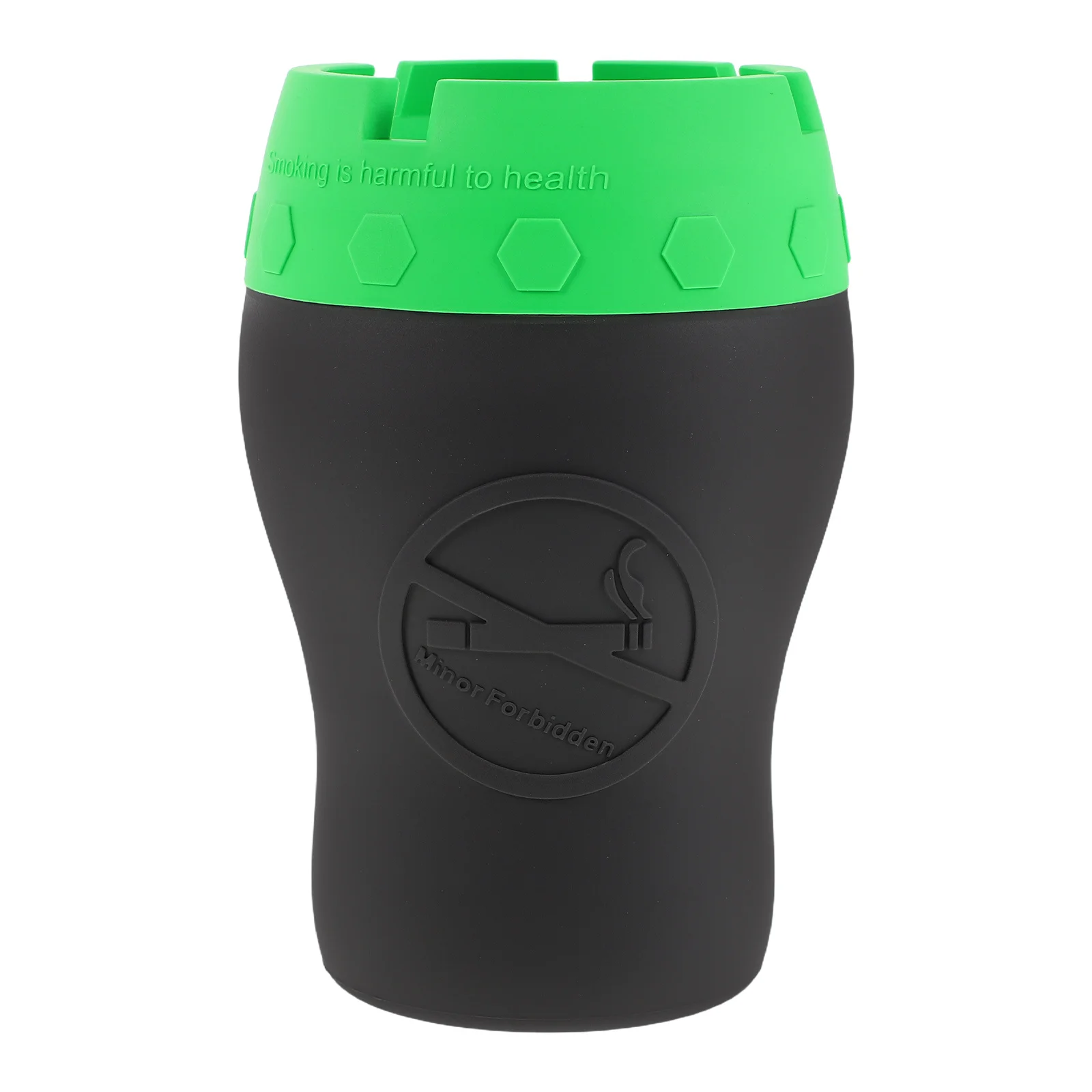 

Creative Ashtray Silicone Mini Portable Cigarette Holder For Car Home Office Outdoor Windproof Smokeless Design Easy Clean