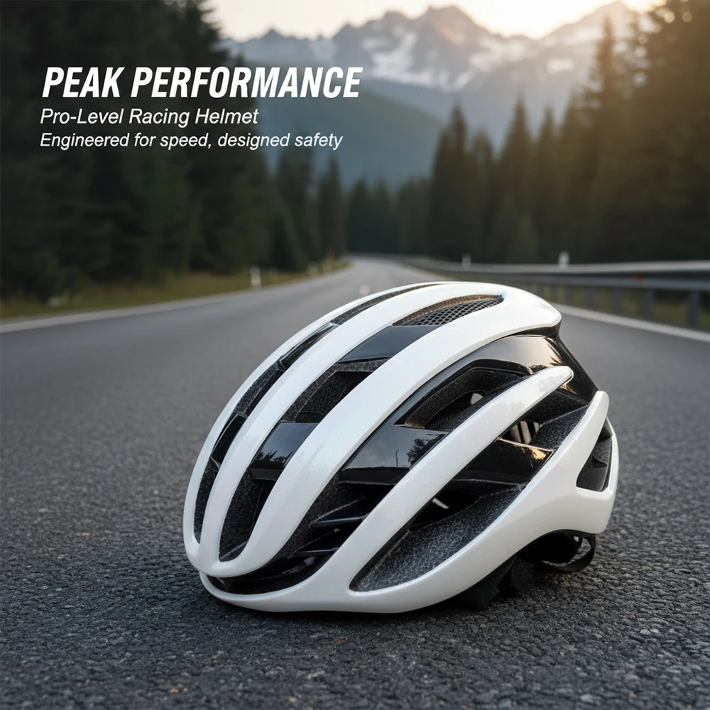 

Ultralight Cycling Helmet Road Bike Helmet Breathable MTB Bicycle Safety Cap with Insect Net Men Women Racing Bike Equipment