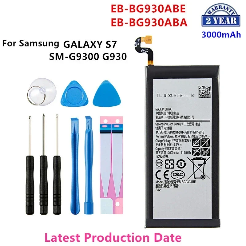 Batería de reemplazo para Samsung Galaxy S6 S7 S8 S9 S10 Serie S6 Edge S7 Edge S8+ S9+ S10+ S10e J5 J7 Pro Nueva 3