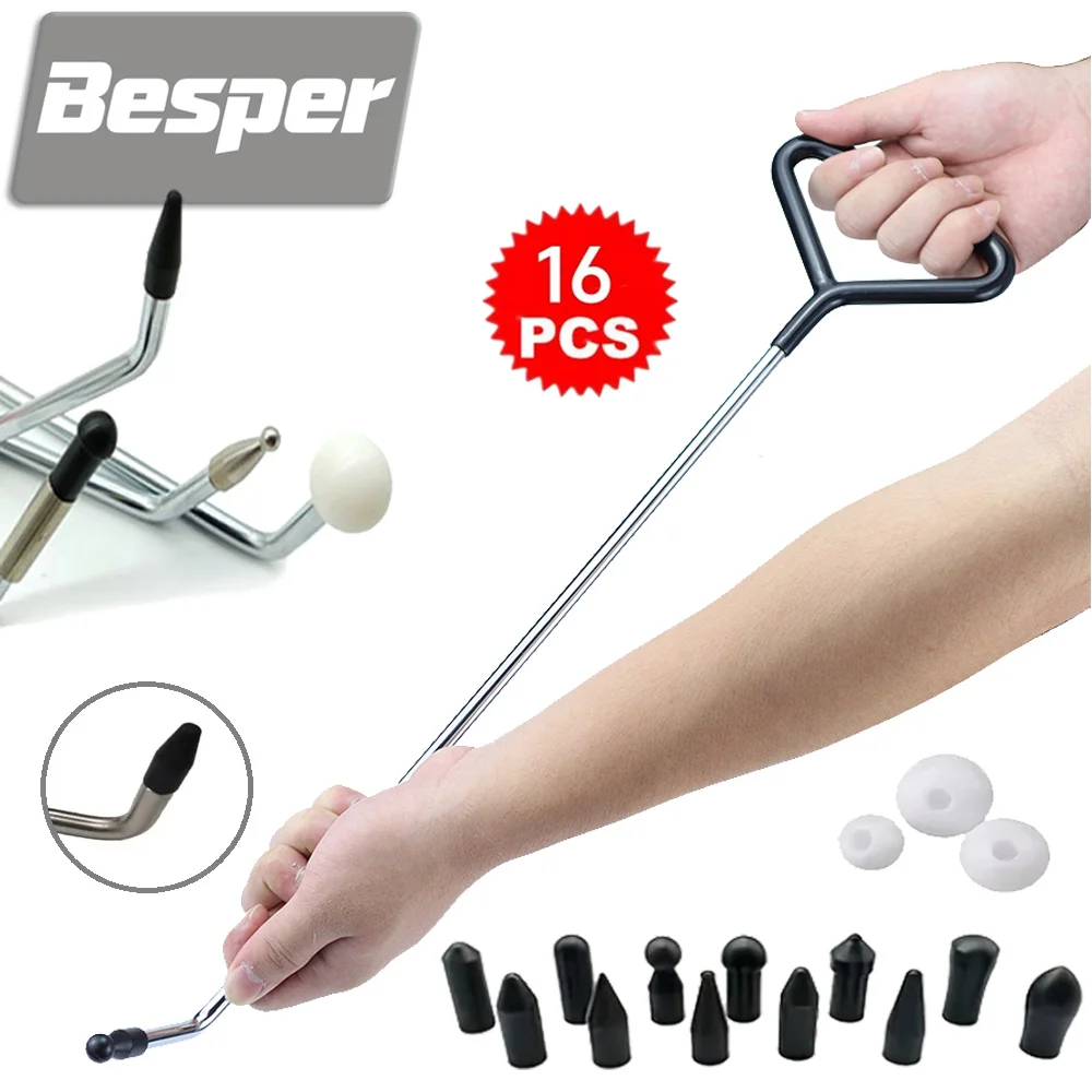 

Dent Removal Rods Newly Design Hook Tools Car Body Dent Removal Crowbar Kit for Car Body Dents and Hail Damage Removal