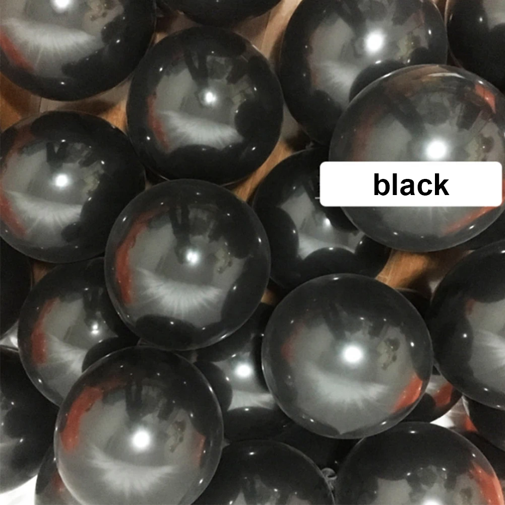 

100pcs Halloween Latex Balloons Decorative Balloons Party Supplies Home Party Bar Decoration (Orange and Black)