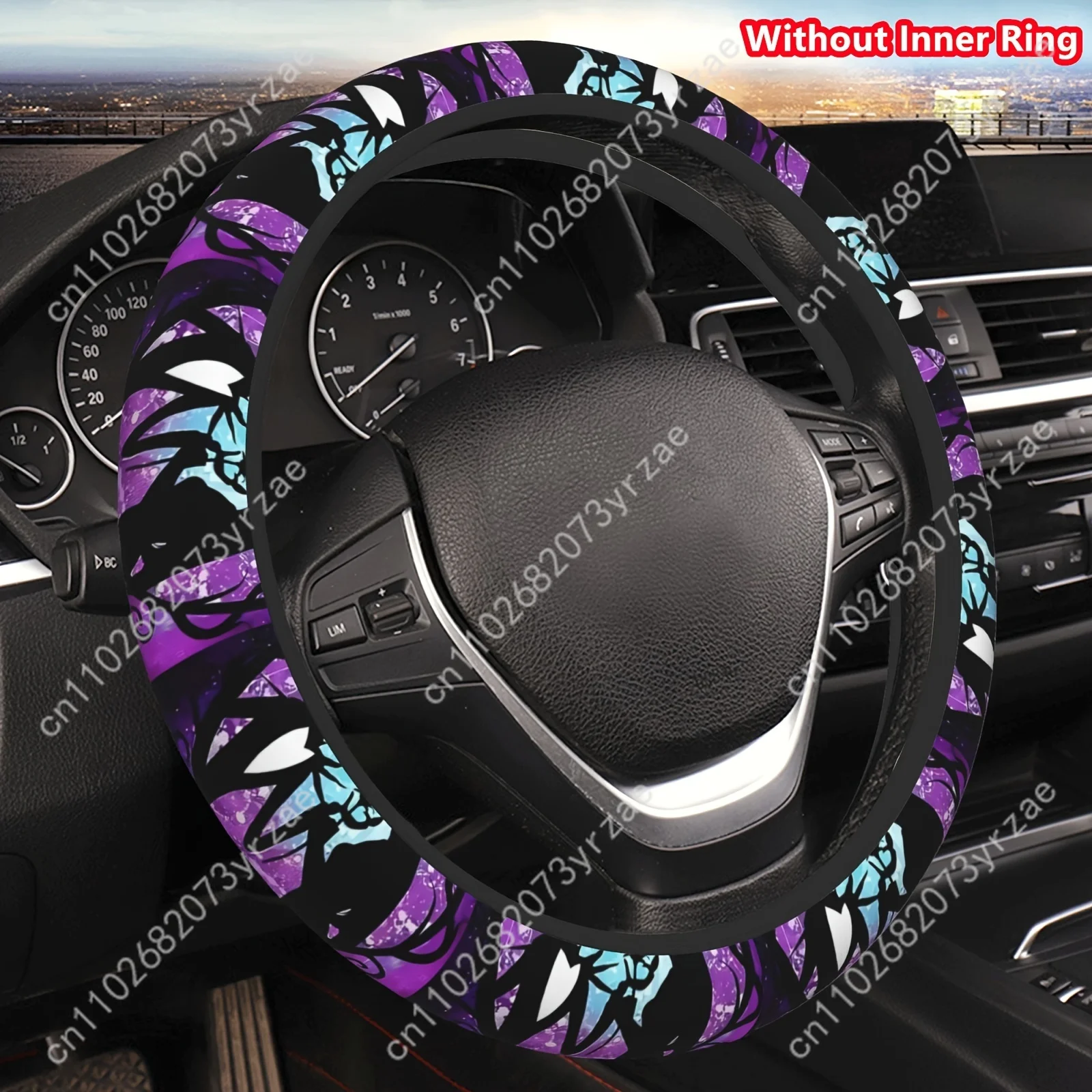 

Halloween Christmas Car Steering Wheels Cover Universal Environmental Friendly Comfort Non-slip Breathable Steering Wheel Wrap
