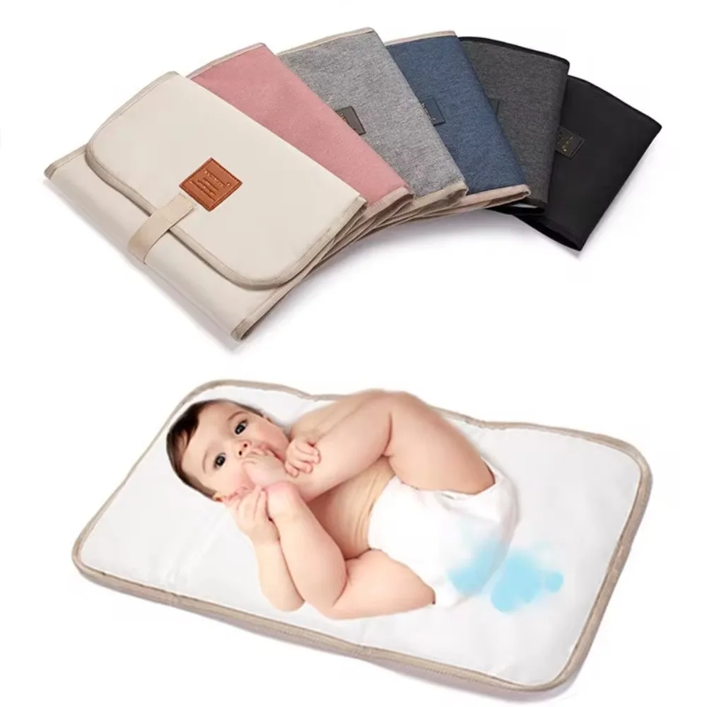 New Portable Baby Diaper Waterproof Foldable Diaper Changing Pad Nappy Nylon Baby Changing Mat Newborn