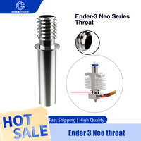 Creativity 3d printer parts Stainless Steel Ender 3 Neo Heatbreak Throat For Ender 3 V2 Neo/Ender3 Max Neo, CR6 SE/Max/CR-5 PRO