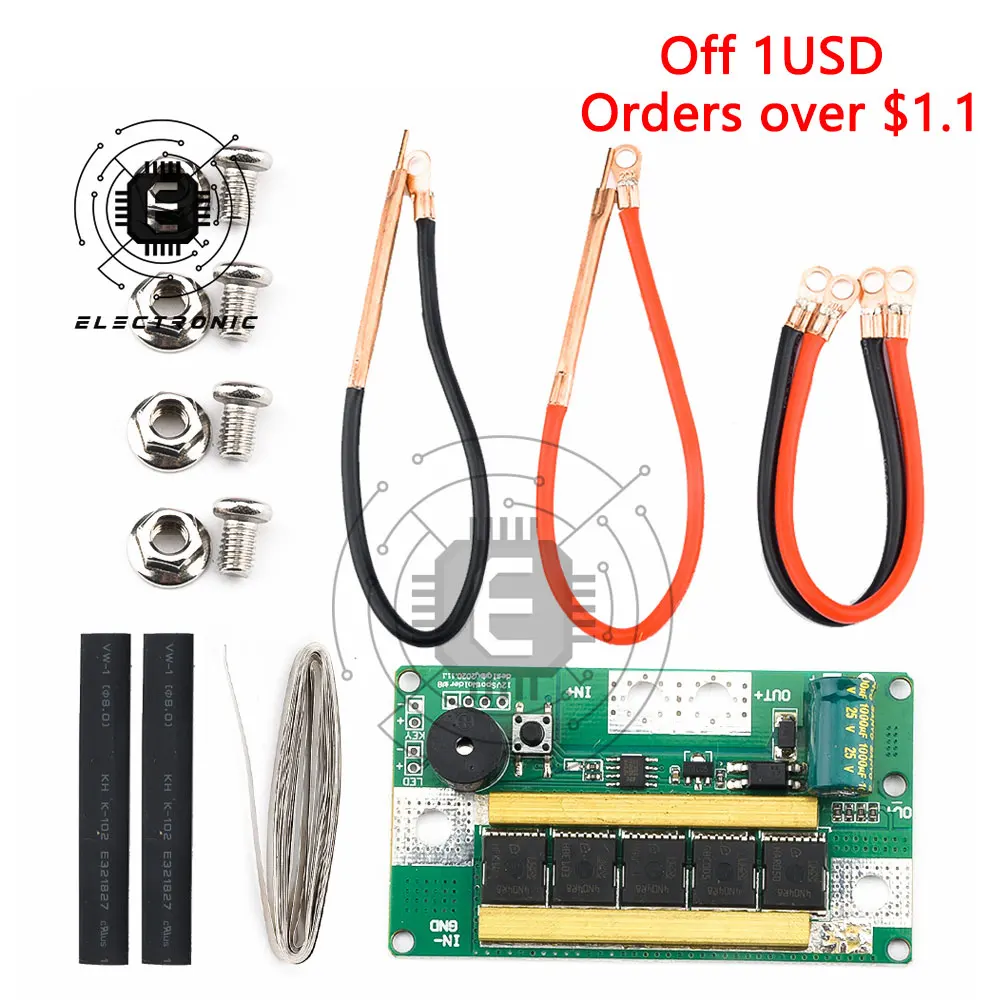 

12V DIY Portable 5 Gears Spot Welding Machine Battery Storage PCB Circuit Board Welding Device Spot Welders for 18650 26650