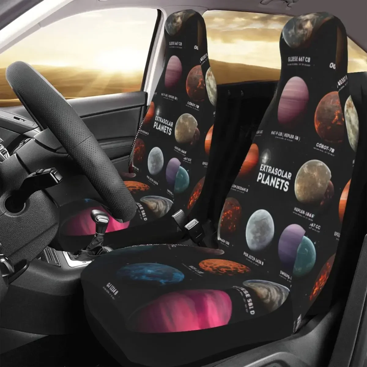 

Экзопланеты для asiento coche Im Fisk personalizada Protector фронтальный универсальный Accesorios Juego cojines