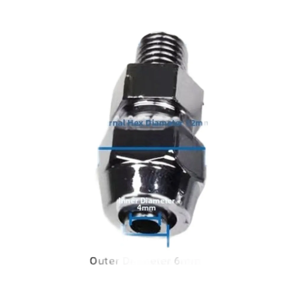 Water Nozzle For Spindle Router Spindle Fitting Spindle Water Nozzle Pressure Resistant Metal for hexagonal Nut Design