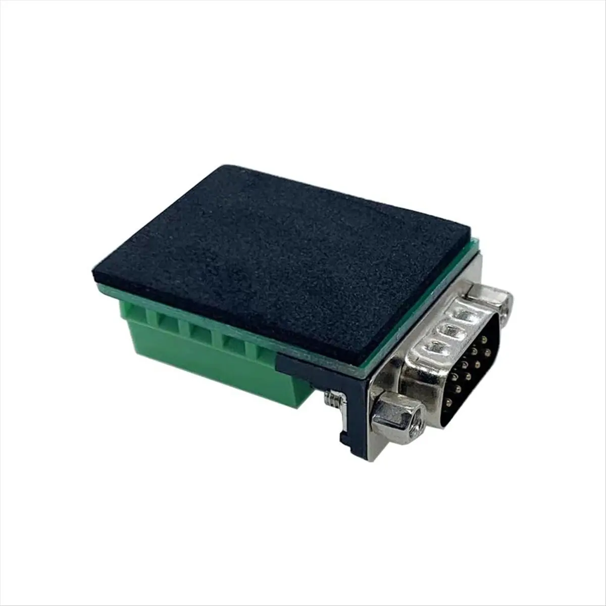 A48U 10PCS DB9 Solderless Connector, RS232 D-SUB Serial to 2 Row 9-Pin Port Terminal Adapter Breakout Board with Nuts
