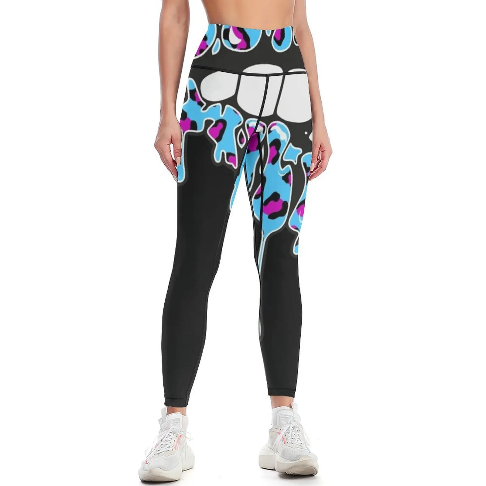 

Birthday Girl Ben Azelart Merch New Stay Wild Lip Vintage Style Leggings Women's fitness Jogger pants Womens Leggings