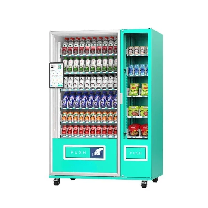 Vending machine Double warehouse Double temperature Snack vending machine Beverage machine Fully automatic