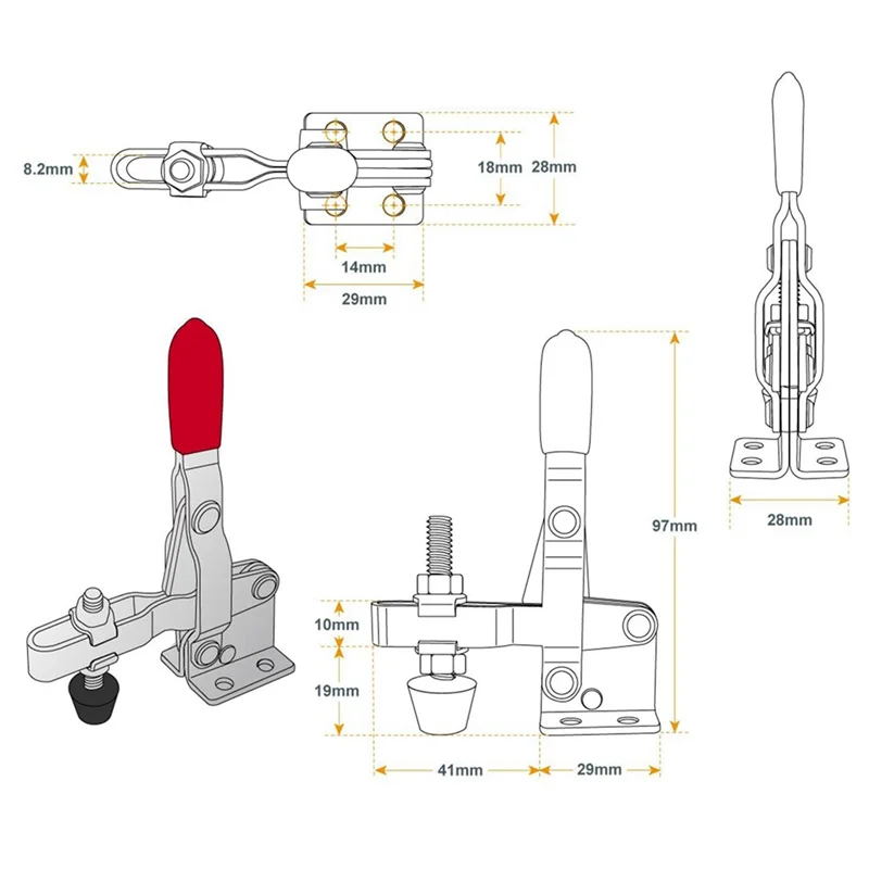 BAAJ-4PCS Vertical …