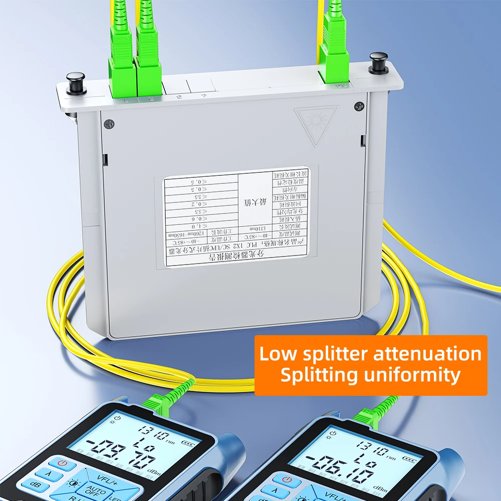 SAIVXIAN SC APC PLC 1x2/16 Fiber Optic Splitter Box Kassette Karte Einsetzen PLC Splitter FTTH Fiber Optical Coupler Splitter