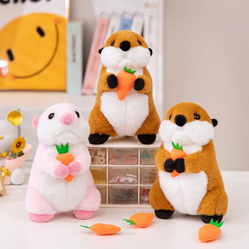 Série animal sentado desejando peixe lontra cachecol brinquedo de pelúcia travesseiro macio decoração de escritório em casa bebê conforto boneca presentes de aniversário para crianças