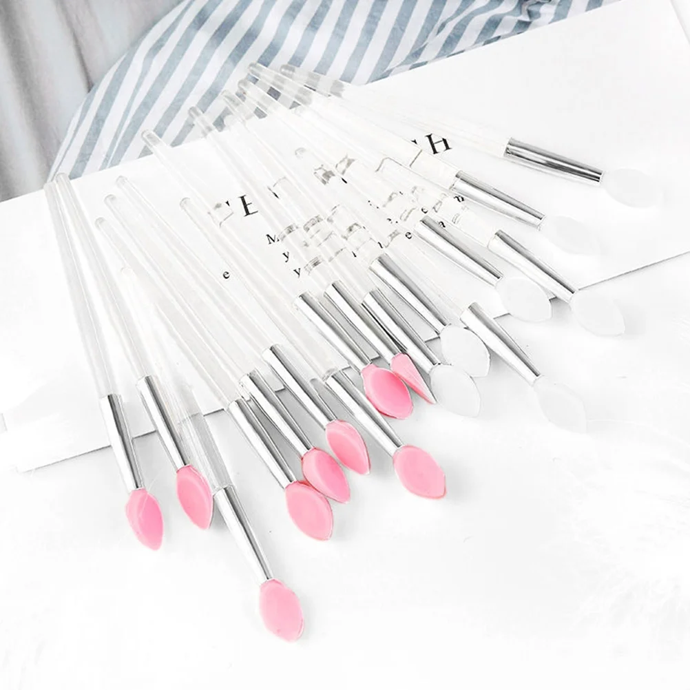 10 pièces Portable Silicone pinceau à lèvres applicateurs de maquillage rouge à lèvres brillant à lèvres brosse baguette maquillage rouge à lèvres applicateur baguettes