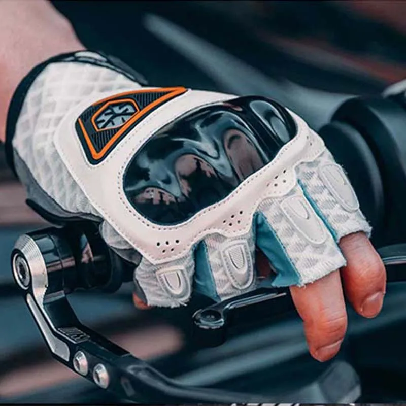 

SCOYCO летние мужские мотоциклетные перчатки с половиной пальца, варежки для мотоциклиста, перчатки для мотокросса для кемпинга, езды на велосипеде