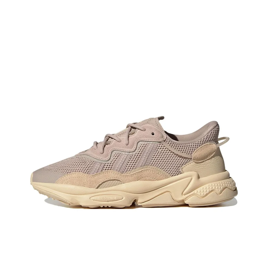 Adidas Originals Ozweego Fabric Sports Slip Resistant, Abrasion Resistant, Lightweight Low top Casual Shoes Unisex Tan H06147