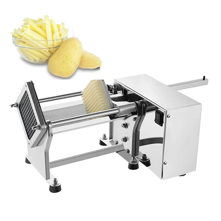 Advanced Twisted Chips Potato Cutter Electric Potato Chip Cutter Potato French Fry Cutter Machine