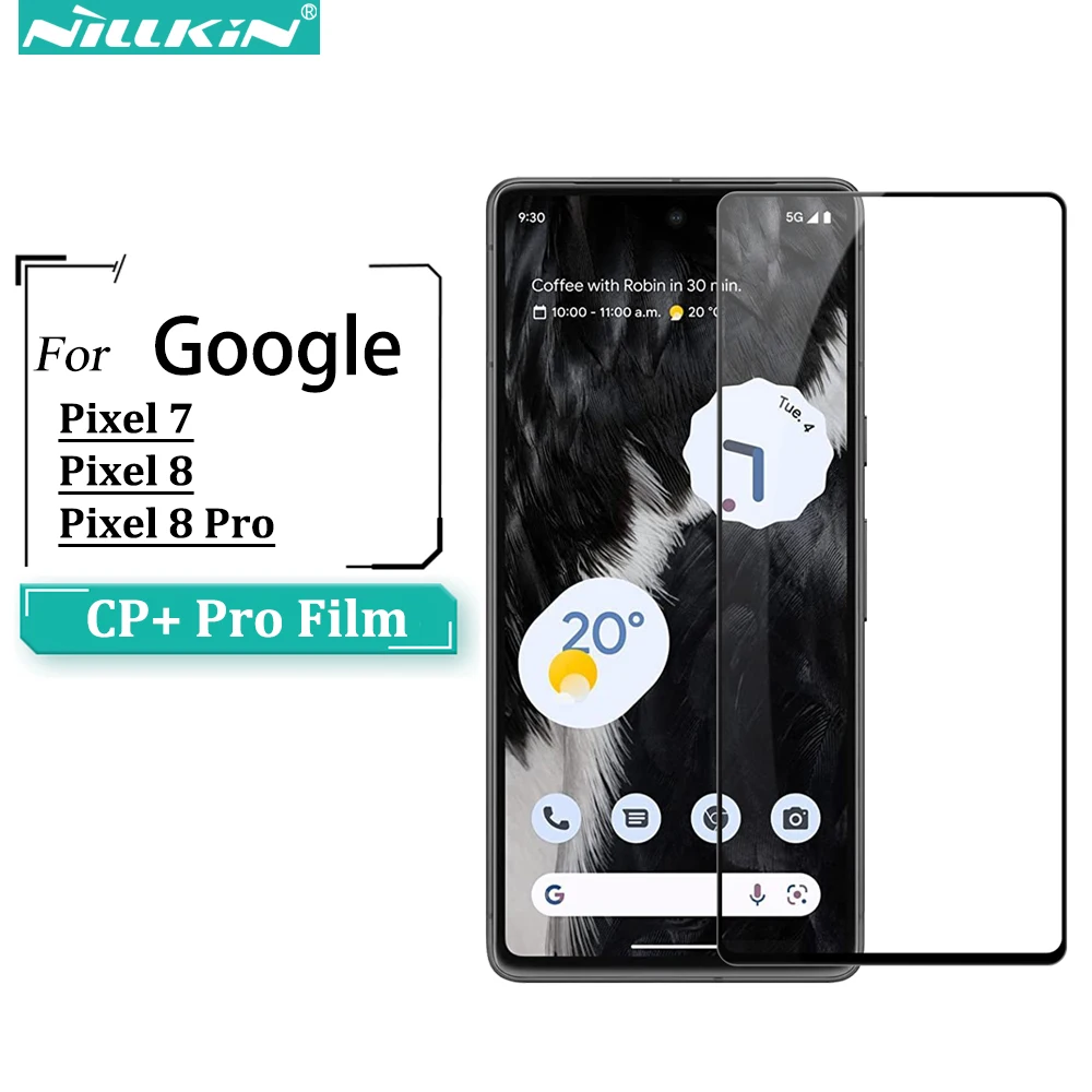 อุปกรณ์ป้องกันหน้าจอกระจกนิรภัยฟิล์ม NILLKIN สำหรับ Google Pixel 8 Pro ทนต่อรอยขีดข่วนและปราศจากฟองสำหรับ Pixel 7 8