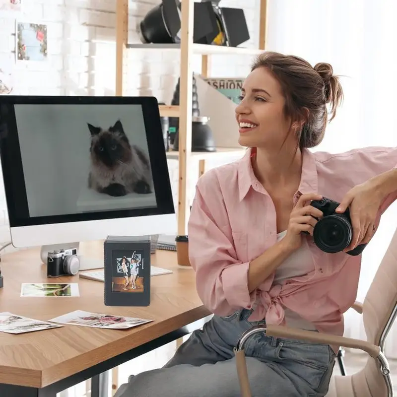 صناديق تخزين صور بسعة عالية ، 3 بوصة ، صندوق حرفي مزخرف ، منظم للطبع ، ملصق ، صورة