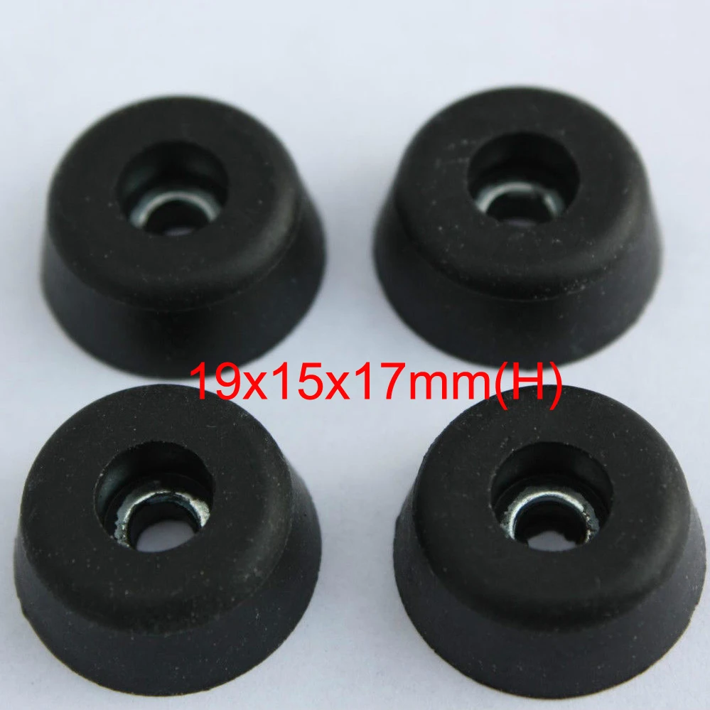 

10 PCS Conical Shape Anti Skid Furniture Mat Table Chair Leg Cover Caps Feet Rubber Pads Floor Protector Cabinet Bumpers