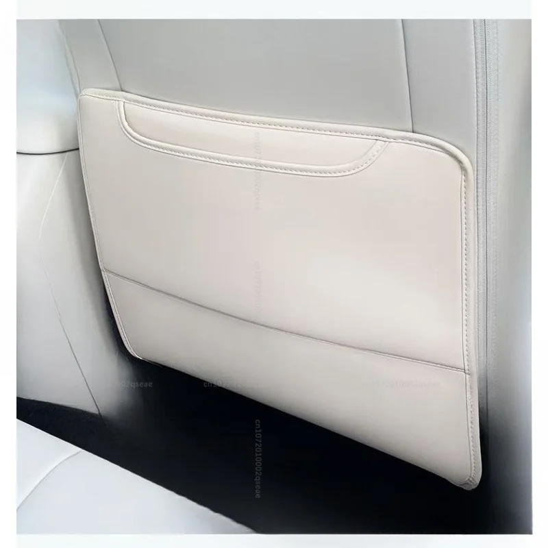 Für GWM ORA 5 2026 2027 Rücksitz Anti-Kick-Schutzpolster Staubdicht Wasserdicht Sitzrückenpolster Auto Leder Innenzubehör – Detail 4