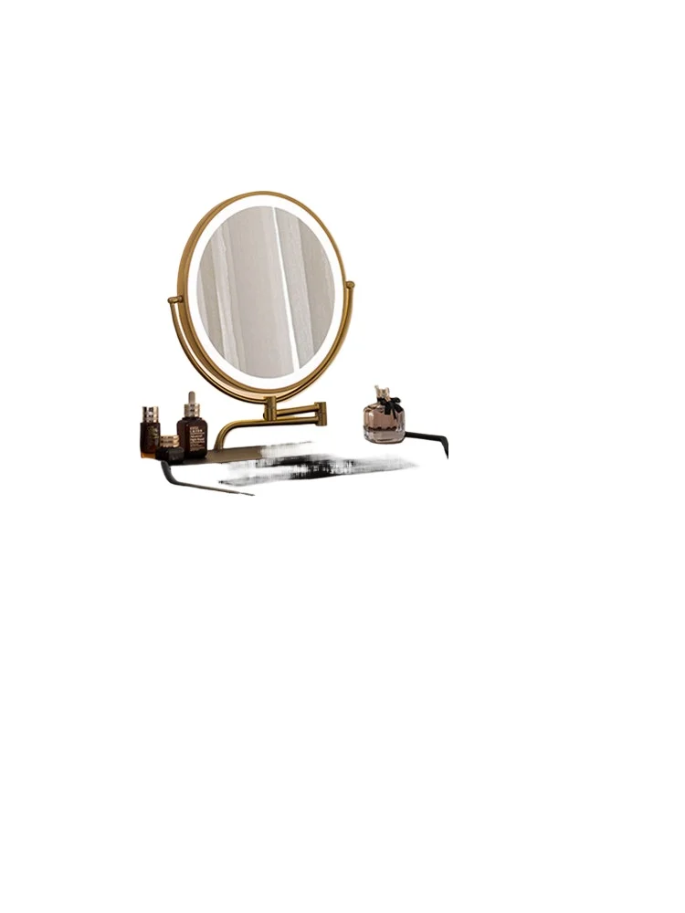 

Retro dresser bedroom black solid wood makeup table new French small apartment bedside advanced makeup table