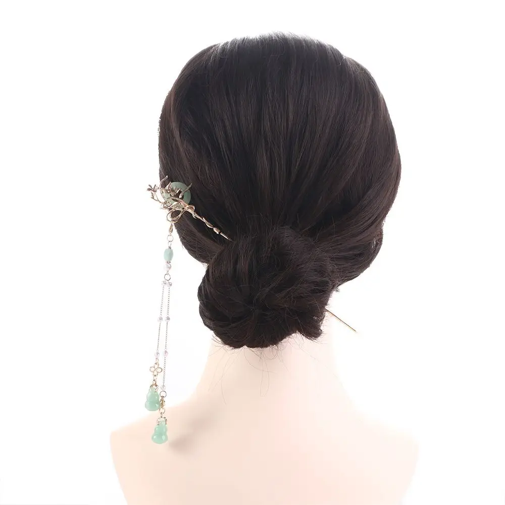 Headdress Elegant Bridal Tassel For Girls Pearl Korean Hanfu Hairpins Chinese Hair Fork Women Hair Sticks Hair Clip