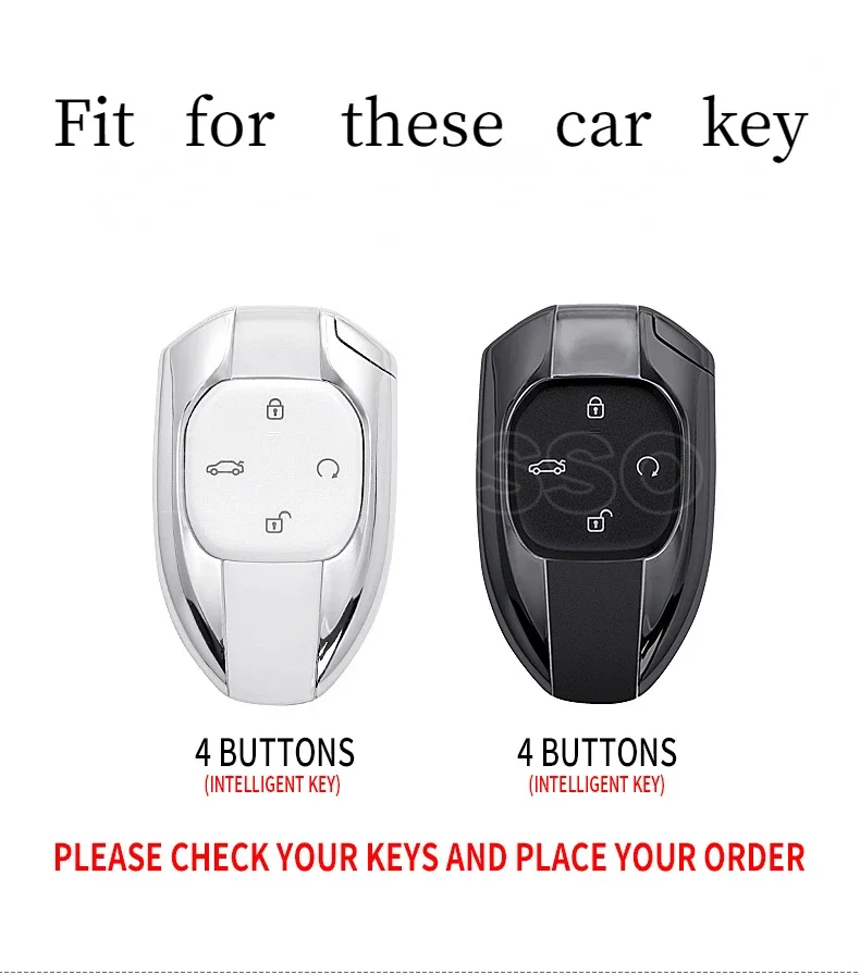 Alloy +TPU Car Remote Key Case Cover Shell for Trumpchi GAC 2021 Empow J11 J12 J13 J14 J15 J16 GS8 Protector Accessories