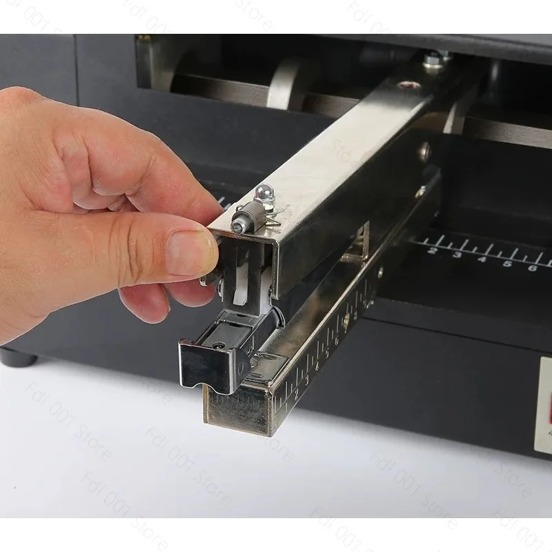Electric riding nail binding machine Automatic middle seam stapler Office three-head stapler