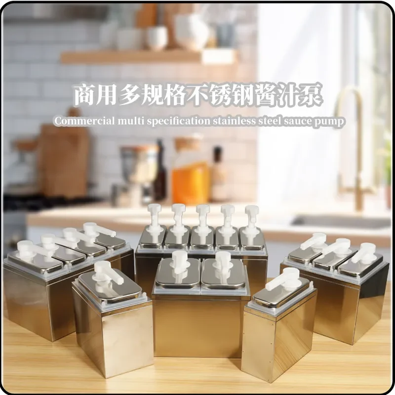 Enhance your kitchen or commercial food service setup with our versatile plastic sauce pumps, available in single, double,