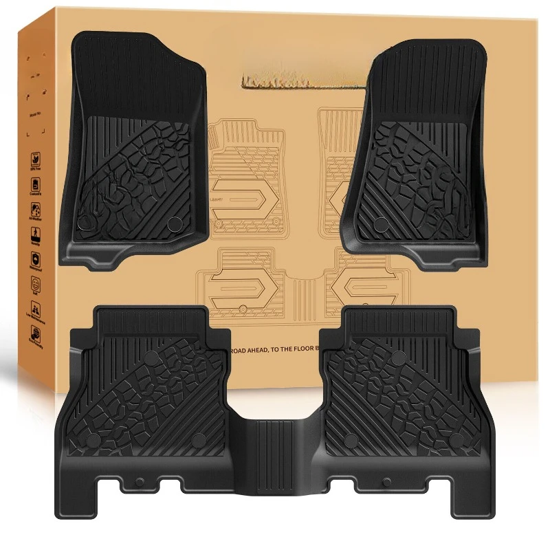 Floor Mats for Jeep Wrangler Unlimited JL 2018-2024 All Weather TPE Liners Set United States