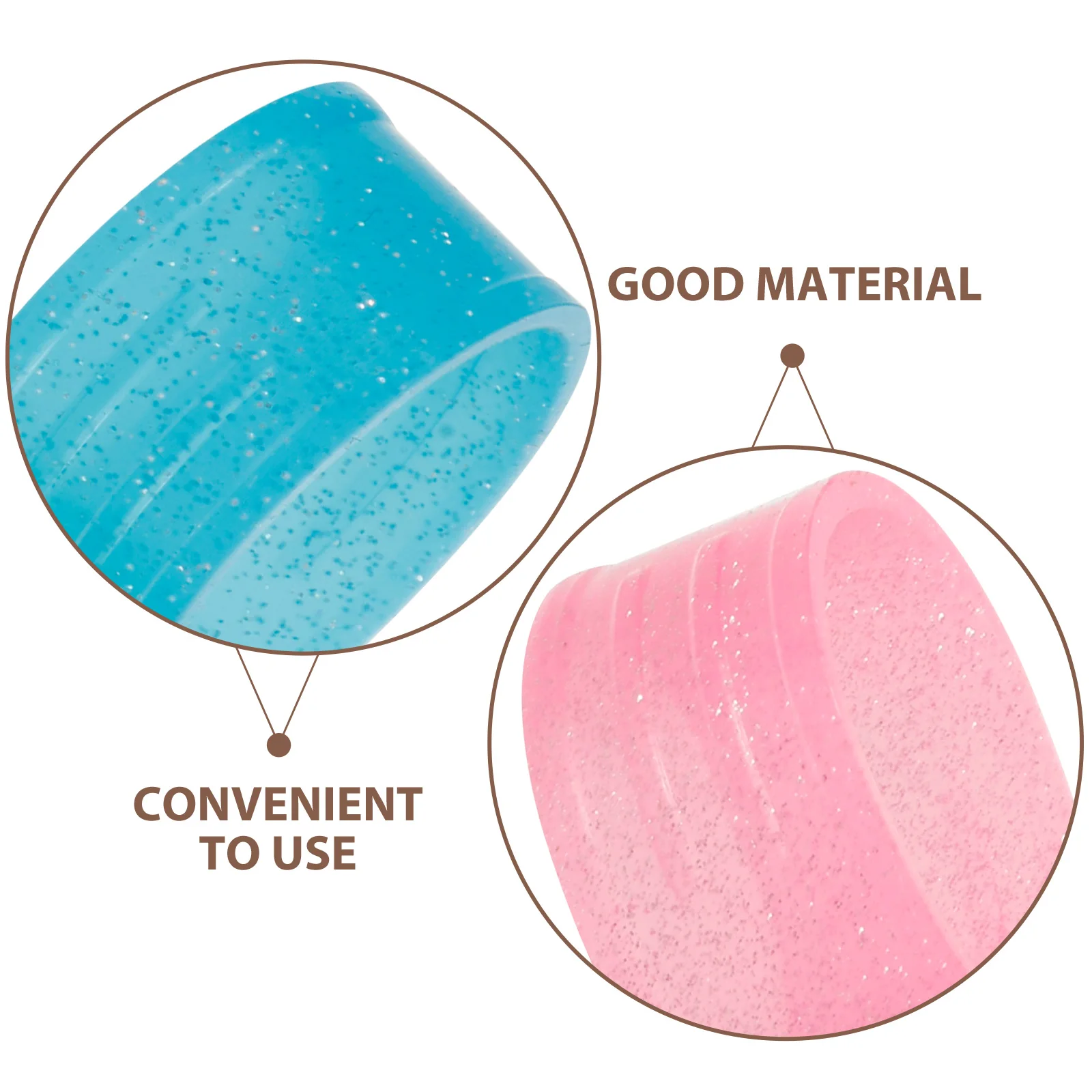 

6 Pcs Tennis Racquet Glue Racket Grip Bands Hand Silicone Grips Silica Gel Non-s Accessory