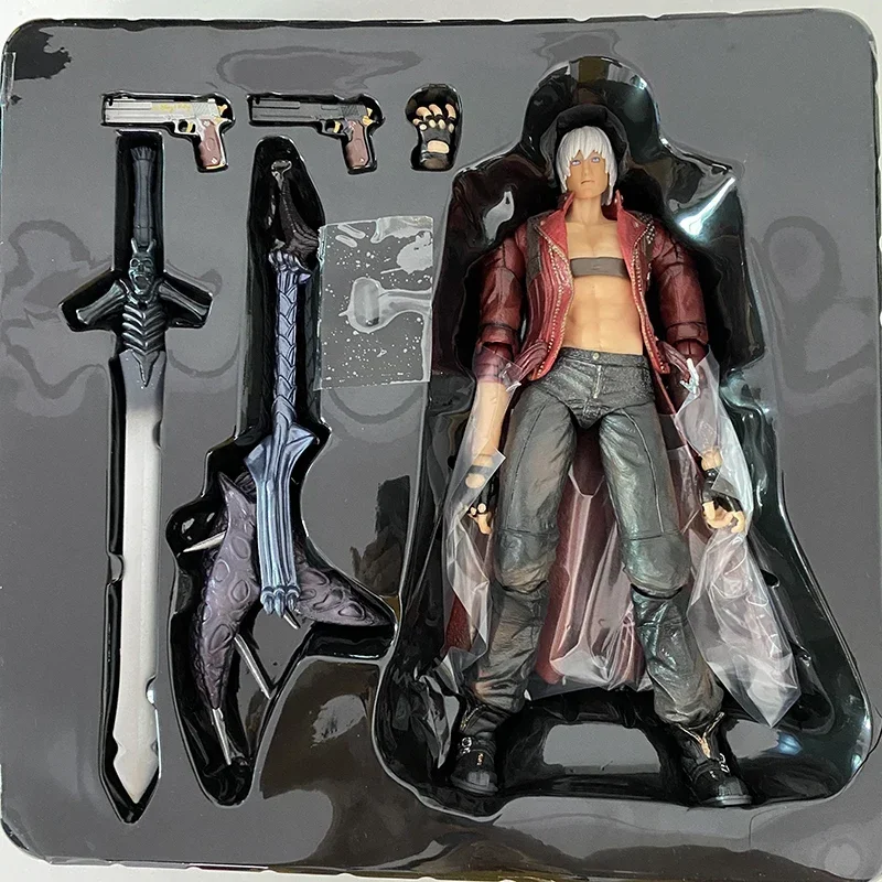 In Stock Play Arts Kai Devil May-Cry Dante Anime Action Figure PVC Model Toys Joint Movable Doll Creative Present Hoilday Gifts