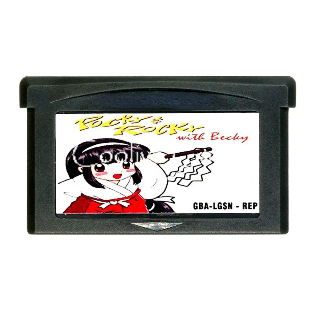 32bit Card Pocky & Rocky with Becky Cartridge Lost Age for GBA SP NDS NDSL English Console Tool